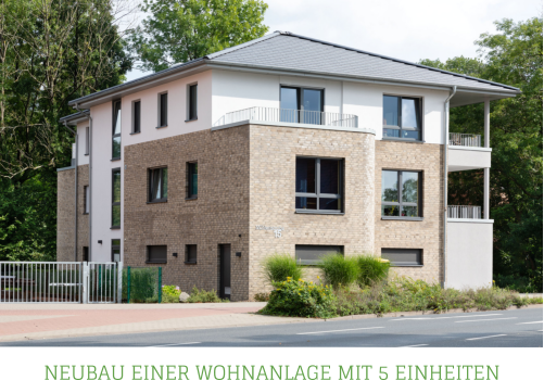 NEUBAU EINER WOHNANLAGE MIT 5 EINHEITEN