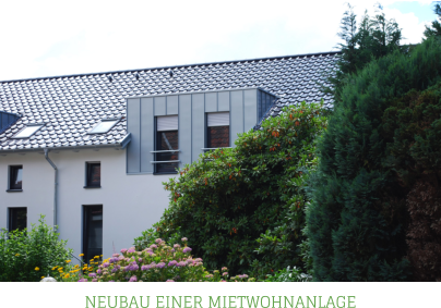 NEUBAU EINER MIETWOHNANLAGE